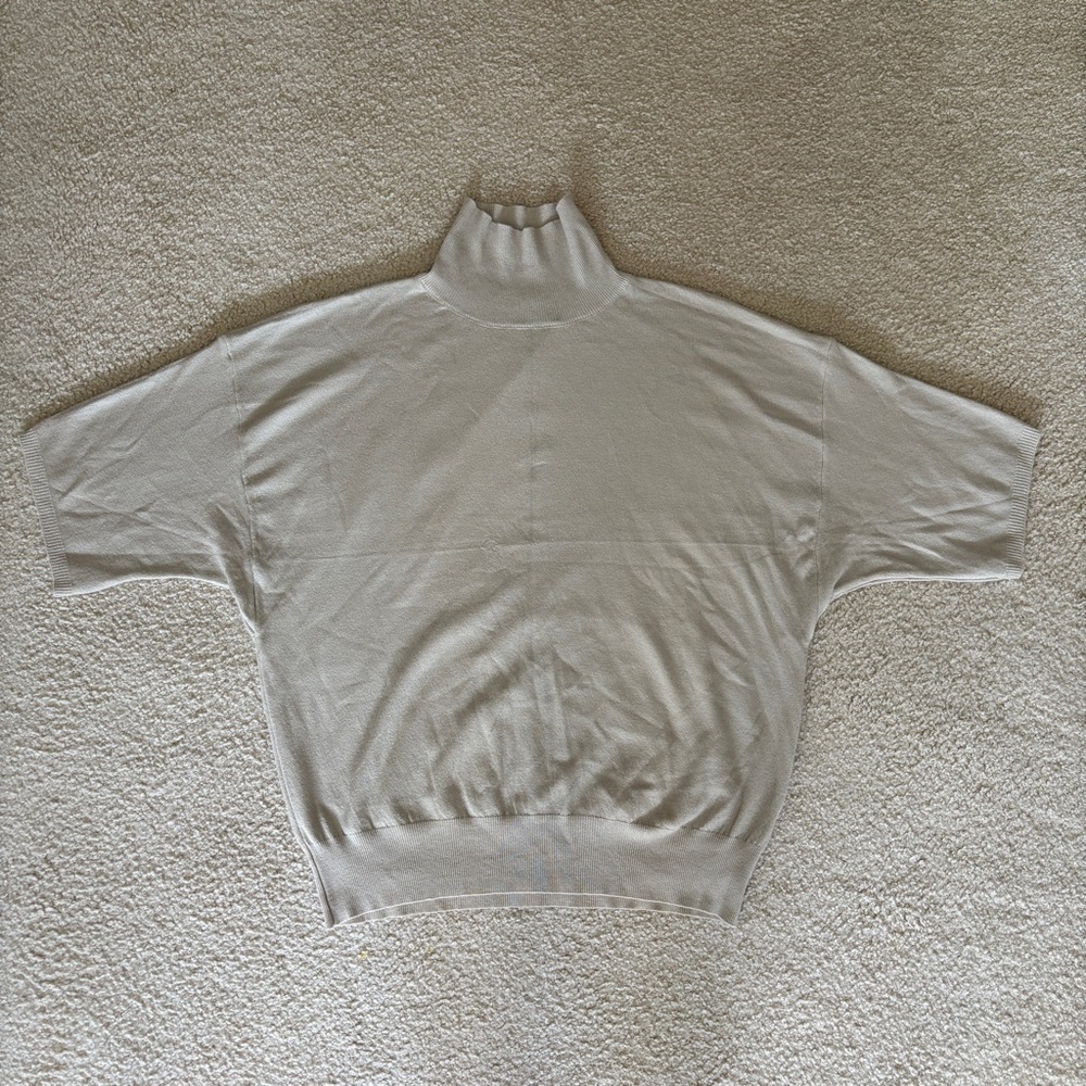NWOT Beige Turtleneck Sweater